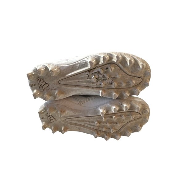 Adidas White Youth Football Cleats Size 12K‎ - Picture 4 of 7